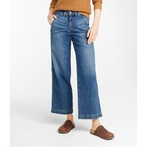L.L.Bean Classic Fit Blue Denim Straight Leg Jeans 4P Mom Vintage Y2K Retro